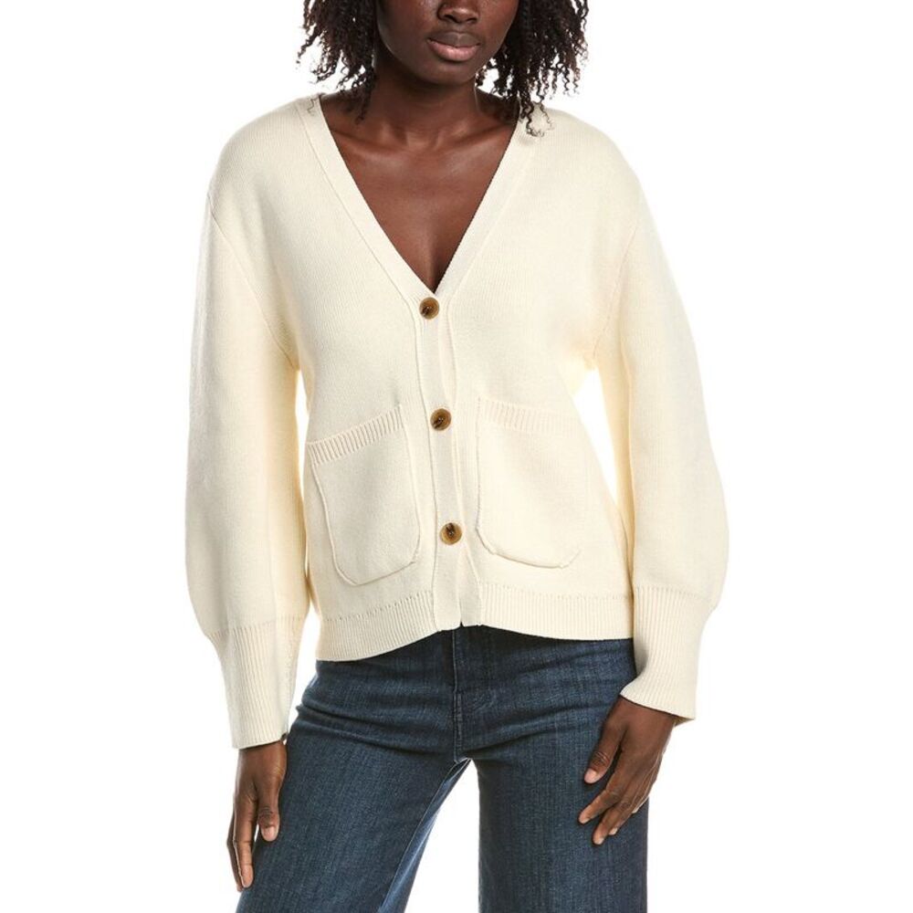 Alexis Womens  Elize Cashmere-Blend Cardigan, White